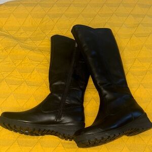 Women's La Canadienne 38475 Sheerling Lined Black Waterproof Leather Boots